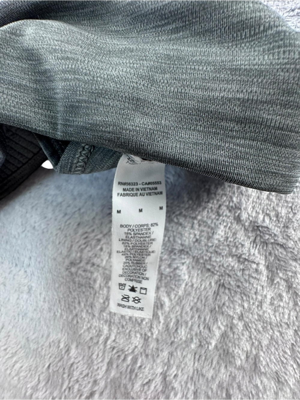 Kids Hooded Stripe Raincoat - Light Gray - Picture 5 of 5